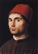 Antonello da Messina Portrai of a Man oil on canvas